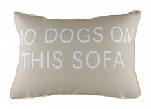 подушка с надписью no dogs on this sofa в Москве