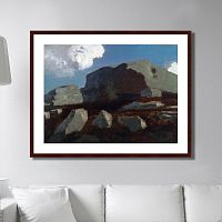 картина: landscape with rocks, near royan, 1875г. в Москве
