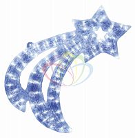 светодиодная фигура летящая звездочка 62см в Москве