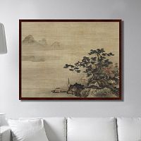 картина: autumn landscape in the style of sessh, 18 век в Москве