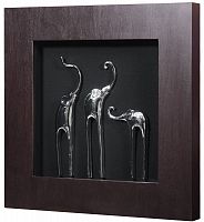 панно "три слона 2 (венге)" в Москве