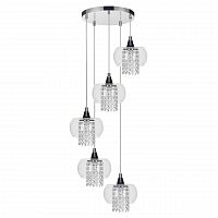 дизайнерская подвесная люстра spot light cordia 1192528 хром в Москве