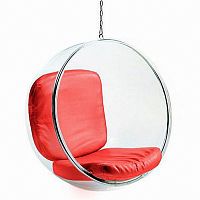 кресло bubble chair красное в Москве