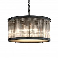люстра essex crystal 65 черное основание, прозрачное стекло в Москве