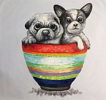 картина маслом маленькие друзья в Москве