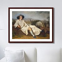 картина: goethe in the roman campagna, 1787г. в Москве