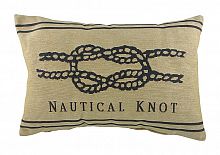 подушка с морским узлом nautical knot natural в Москве