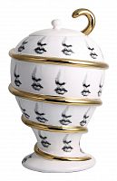декоративная ваза с крышкой пьеро форназетти serpentino gold в Москве