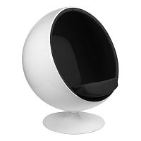 кресло eero aarnio style ball chair черное в Москве