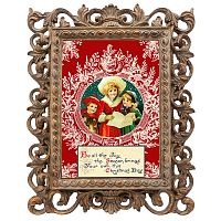 репродукция старинной рождественской гравюры christmas day в Москве