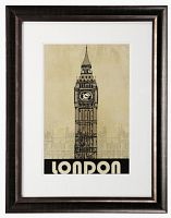 постер с паспарту в раме london в Москве