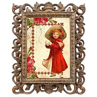 репродукция старинной рождественской гравюры in red в Москве