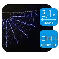 занавес светодиодный «радуга-1» 310см синий (ul-00001409) uld-e3104-288/dtk blue ip20 rainbow-1 в Москве