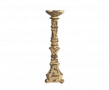 подсвечник фигурный бежевый состаренный на 1 свечу antique blue, 35 см в Москве
