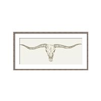 постер western skull mount коричневый в Москве
