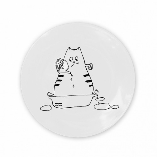 тарелка кот-водолей в Москве