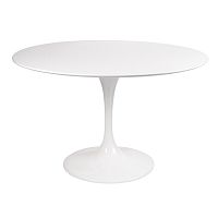 стол eero saarinen style tulip table mdf d110 глянцевый белый в Москве