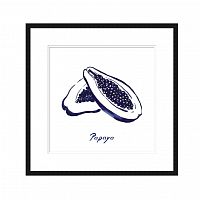постер blue papaya черный в Москве