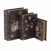 шкатулки-книги, набор 3 шт. мультиколор в Москве