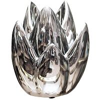 Подсвечник серебряный керамический Petals, 14,5 см