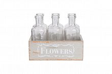 набор стеклянных бутылок flowers в Москве