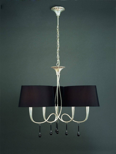 подвесная люстра mantra paola painted silver 3530 в Москве