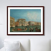 картина: venice, palazzo foscari and palazzo balbi, 1735г. в Москве