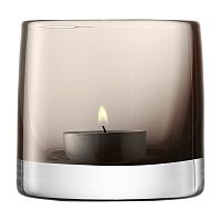 подсвечник стеклянный мокко для чайной свечи light colour, 8,5 см в Москве