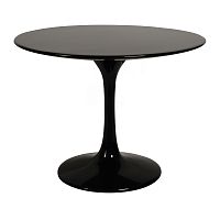 стол журнальный eero saarinen style tulip table черный в Москве