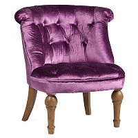 кресло sophie tufted slipper chair сиреневое в Москве