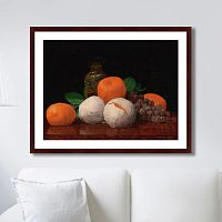 картина: still life with wrapped tangerines, 1889г. в Москве