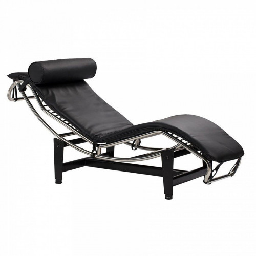 шезлонг chaise longue lc4 черный в Москве