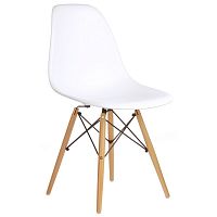 стул деревянный pc-015 белый (eames style) в Москве