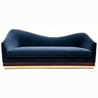 диван hughes sofa прямой синий в Москве