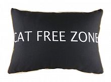 подушка с надписью cat free zone в Москве