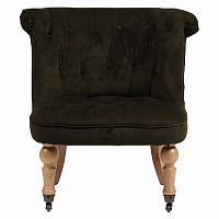 кресло amelie french country chair серо-коричневое в Москве