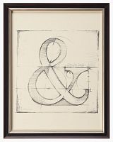 постер для интерьера в раме амперсант drafting symbols в Москве