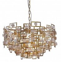 подвесная люстра crystal lux diego sp9 d600 gold в Москве