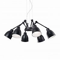 подвесная люстра ideal lux newton sp6 nero в Москве