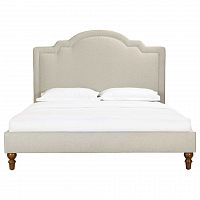 кровать двуспальная 160х200 бежевая cassis upholstered в Москве