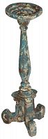 подсвечник состаренный фигурный голубой relic collection, 61 см в Москве