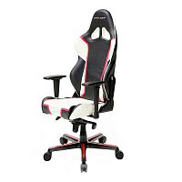 кресло геймерское dxracer racing черно-бело-красное в Москве