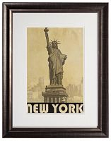 постер с паспарту в раме new york в Москве