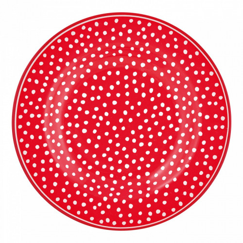 десертная тарелка dot red в Москве
