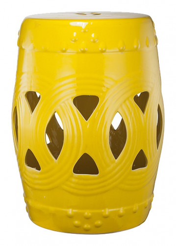 керамический столик-табурет fence stool yellow в Москве