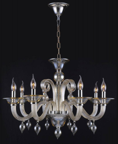 подвесная люстра crystal lux caetano sp8 бежевая в Москве