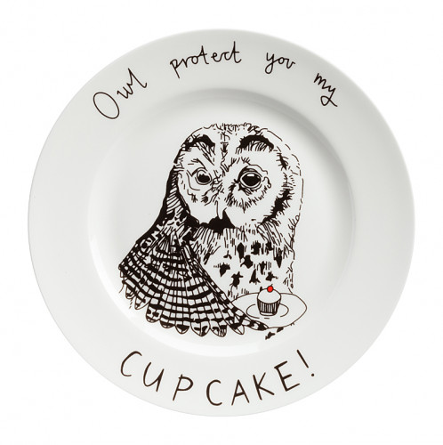 тарелка owl protect you my cup cake в Москве
