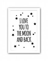 постер to the white moon and back а3 в Москве