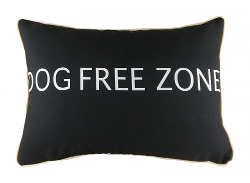 подушка с надписью dog free zone в Москве