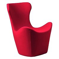 кресло papilio lounge chair красное в Москве